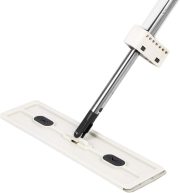 Microfiber Self Wringing Flat Mop,Wet & Dry Mops for Floor Wall Cleaning,Long Handle with 3 Microfiber Pads