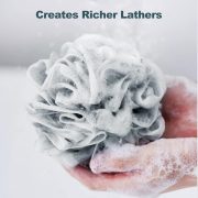 Loofah Sponge Shower Loofahs 50g Bath Sponges Mesh Balls 4 Colors for Body Scrubber Exfoliator Wash Back Scrubbers Bathroom Men Women - 4 Pack Cleaning Bathing Accessories - Image 2