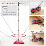 Microfiber Mops for Hardwood Floor Cleaning:  Flat Floor Mop with 4 Washable Pads 59" Adjustable Handle - Dust Dry Mops for Kitchen Bathroom Tile Laminate Wood Vinyl - Home Commercial Mop - Image 2