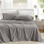 Breathable Cotton 4-Piece Sheet Set With Deep-Pocket Design For Year-Round Use