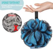 Loofah Sponge Shower Loofahs 70g Bath Sponges Mesh Balls 4 Colors Body Scrubber Exfoliator Back Scrubber Bathroom Men Women Scrubbers Cleaning Bathing Accessories - Image 2