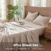 Cool, Breathable, And Durable Pure Linen 4-Piece Sheet Set - Image 2