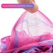 4 Pieces Shower Loofahs Bath Sponges 60g Bath Scrunchies Mesh Pouf Exfoliating Loofa for Body Washing - Image 2